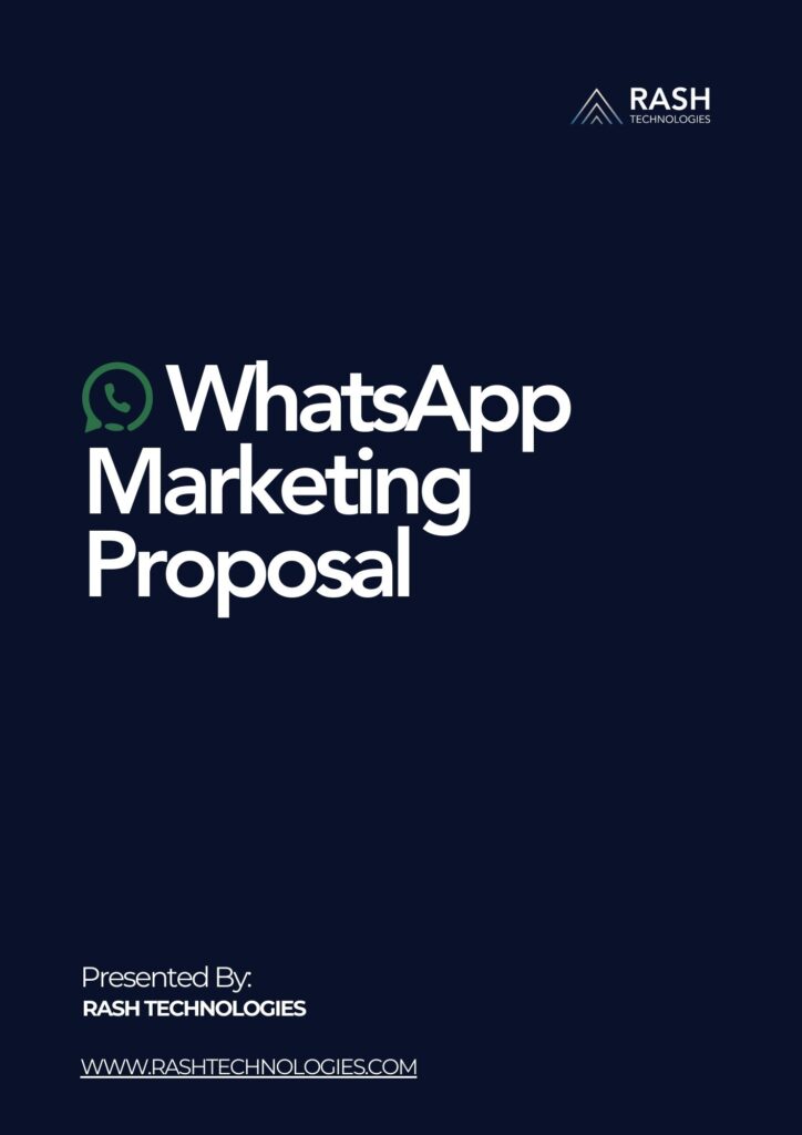 WhatsApp Marketing API Business proposal by Rash Technologies